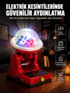 Çok Amaçlı Şarjlı LED Projektör Lamba Solar Enerjili RGB Ambiyans ve Parti Işığı