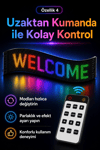Çok Fonksiyonlu LED Matrix Panel Kayan Yazı Tabelası Saat Tarih Ve Metin Destekli