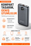 Çok Girişli 10000 mAh Powerbank 22.5W Hızlı Şarj Destekli Mobil Batarya