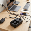 Çoklu Priz Uzatma Kablosu 4 Soket + 4 Usb + 2 Type-c – Termal Akım Korumalı, Isıya Dayanıklı, Çocuk Korumalı Güvenli Priz 100-250v Bx40
