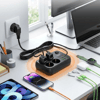 Çoklu Priz Uzatma Kablosu 4 Soket + 4 Usb + 2 Type-c – Termal Akım Korumalı, Isıya Dayanıklı, Çocuk Korumalı Güvenli Priz 100-250v Bx40