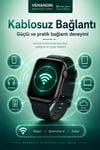 Çoklu Uygulama Destekli Bluetooth Akıllı Saat Dokunmatik Ekranlı Bildirim Özellikli