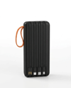 Dahili Çoklu Kablolu 20000 mAh Powerbank Dijital Pil Göstergeli Telefon Şarj Cihazı