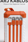Dahili Kablolu 60000mAh Powerbank 22.5W Hızlı Şarj Type-C USB Çıkışlı Dijital Göstergeli BX-313567
