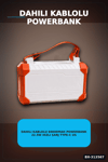 Dahili Kablolu 60000mAh Powerbank 22.5W Hızlı Şarj Type-C USB Çıkışlı Dijital Göstergeli BX-313567