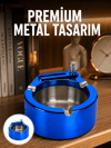 Dekoratif Çakmaklı Küllük Kolay Temizlenebilir Metal Yeni Nesil