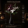 Dekorati̇f Sarmal Twi̇st Salon Oturma Odasi Vazo – Salon Dekoru Siyah