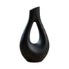 Dekorati̇f Vazo Tasarım – Salon Dekoru 20 Cm Siyah