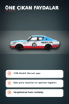 Detaylı 1/64 Diecast Nissan Skyline Kenmeri Liberty Walk Yarış Arabası Modeli BX-313382