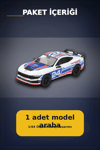 Detaylı 1/64 Ölçekli Ford Mustang Dark Horse Yarış Arabası Modeli - #24 Takım Aracı BX-313380