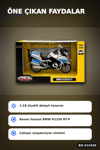 Die-Cast 1:18 Ölçekli Alman Polis BMW R1250RT Motosiklet Modeli 1 Adet BX-313420
