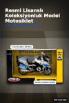 Die-Cast 1:18 Ölçekli Alman Polis BMW R1250RT Motosiklet Modeli 1 Adet BX-313420