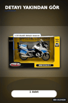 Die-Cast 1:18 Ölçekli Alman Polis BMW R1250RT Motosiklet Modeli 1 Adet BX-313420