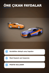 Die-Cast Metal 1:32 13 cm 2001 Nissan Silvia S15 ve Toyota Supra Araba Seti BX-313394