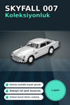 Diecast 1/64 Aston Martin DB5 Skyfall Filmi Model Araba - Koleksiyonluk Blister Paket BX-313406