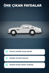 Diecast 1/64 Aston Martin DB5 Skyfall Filmi Model Araba - Koleksiyonluk Blister Paket BX-313406