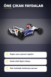 Diecast 1/64 Formula 1 Aracı Toleman TG184 Johnny Cecotto Monako 1984 Yarış Modeli Tekli BX-313384
