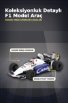 Diecast 1/64 Formula 1 Aracı Toleman TG184 Johnny Cecotto Monako 1984 Yarış Modeli Tekli BX-313384