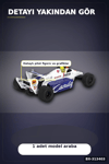 Diecast 1/64 Formula 1 Toleman TG184 Senna 1984 Monaco Podyum Model Araba BX-313403