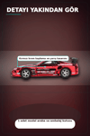 Diecast 1/64 Toyota Supra A80 Top Secret GT-300 Kırmızı Krom Model Araba BX-313385