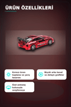 Diecast 1/64 Toyota Supra A80 Top Secret GT-300 Kırmızı Krom Model Araba BX-313385