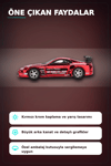 Diecast 1/64 Toyota Supra A80 Top Secret GT-300 Kırmızı Krom Model Araba BX-313385