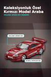 Diecast 1/64 VeilSide Combat V-I Toyota Supra Kırmızı Model Araba - Tekli Kutu BX-313405