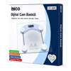 Dijital - Pilli Kare Banyo Baskül Terazi Tartı Lcd Ekran 180kg/0.1g 30x30cm İ11-025 Bx40