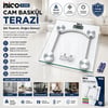 Dijital - Pilli Kare Banyo Baskül Terazi Tartı Lcd Ekran 180kg/0.1g 30x30cm İ11-025 Bx40
