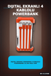 Dijital Ekranli 60000mAh 4 Kablolu Powerbank 22.5W Hizli Sarj Coklu Cikisli BX-313568