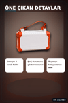 Dijital Ekranli 60000mAh 4 Kablolu Powerbank 22.5W Hizli Sarj Coklu Cikisli BX-313568