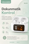 Dijital Ekranlı Şarj Kutulu Kablosuz Kulaklık Müzik Arama Ve Günlük Kullanım İçin