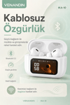 Dijital Ekranlı Şarj Kutulu Kablosuz Kulaklık Müzik Arama Ve Günlük Kullanım İçin