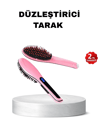 Dijital Ekranlı Seramik Saç Düzleştirici Tarak – 5 Kademeli Isı Ayarı, İyon Kontrollü