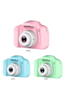 Dijital fotoğraf makinesi 2.0 inç ekran 1080p çözünürlük SD kart destekli pembe - 80-1600 ISO