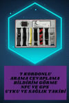 Dijital Göstergeli Powerbank Kulaklık ve 7 Kordonlu Yeni Nesil Akıllı Saat Amoled Ekran