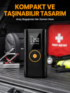 Dijital Göstergeli Taşınabilir Hava Kompresörü Güçlü Şişirme Performansı Yeni Nesil