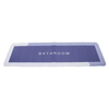 Dikdörtgen  Düz Renkli Su Emici - Sihirli  Banyo Paspası  Elastik  116 X 37.5cm Bx40
