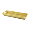 Dikdörtgen Çift Kulplu Ahşap Bambu Sunum Tepsisi =16x40cm - Derin=4cm Bx40