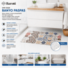 Dikdörtgen Desenli 70 X 34 Cm Su Emici - Sihirli Kaydırmaz Banyo - Küvet Paspas Bx40
