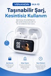 Dokunmatik Ekranlı Şarj Kutulu Kablosuz Kulak İçi Kulaklık Uzun Pil Ömürlü Model