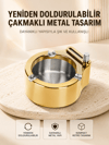 Duman ve Koku Giderici Hava Temizleyici Küllük  2 Katmanlı Filtreli