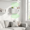 Duvar Tipi Wi-fi Modem Saklama Kutusu(beyaz) – Kablo Düzenleyici Router Raf Organizer Bx40