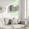 Duvar Tipi Wi-fi Modem Saklama Kutusu(gri) – Kablo Düzenleyici Router Raf Organizer Bx40