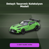 Eco Lounge 1/64 Ölçekli Mercedes-Benz AMG GT Black Series Yeşil Model Araba