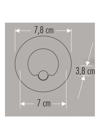 Eco Lounge CATA CT 5174 1.5W Radar Sensörlü Koridor Aydınlatması 3200K Gün Işığı