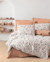 Eco Lounge Minimal Çift Kişilik Nevresim Takımı Oniks Karamel
