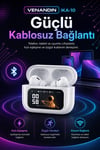 Ekran Göstergeli Kablosuz Kulak İçi Kulaklık Şarj Kutulu Müzik Ve Görüşme Uyumlu