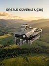 Ekranlı Kumandalı GPS Drone Çift Kameralı Katlanabilir Hava Aracı
