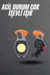 El Feneri LED Anahtarlık Çok Fonksiyonlu Mini Çakmak Özellikli